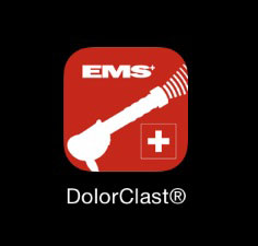 Logo ou interface de DolorClast V2 application médicale en 8 langues